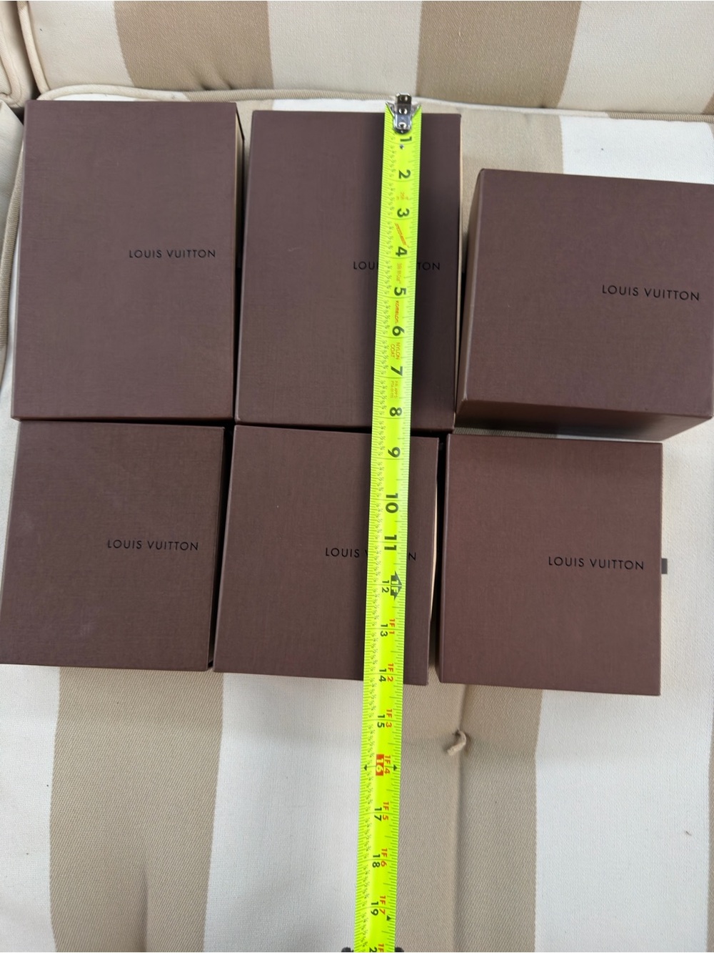 Louis Vuitton Gift Boxes Fit Long Medium Wallet Card Holder Keychain Lot of 6 - Picture 5 of 11